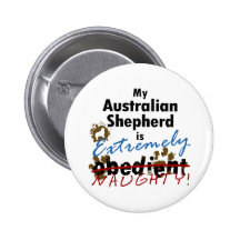 Berger australien extrêmement vilain badges