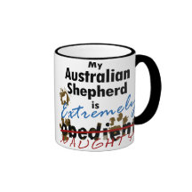Berger australien extrêmement vilain mug