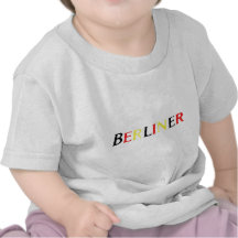 Berlin, Berlinois, Allemagne en couleurs de drapea T-shirts