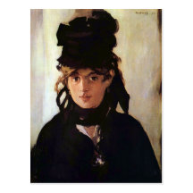 Berthe Morisot avec un bouquet des violettes, Mane Carte Postale