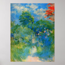 Berthe Morisot-Gardenpath dans Mezy Posters