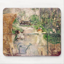 Berthe Morisot la chaise Mousepad de panier Tapis De Souris