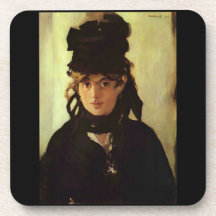 Berthe Morisot par Edouard Manet Sous-bock