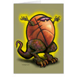Bête de basket-ball cartes de vœux