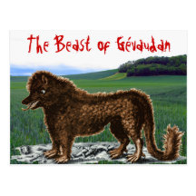 Bête de carte postale de Gévaudan