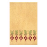 Betterave stationnaire papier à lettre personnalisé