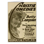 Betty Compson 1917 cartes de voeux vintages d'anno