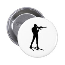 Biathlon Badge Avec Épingle