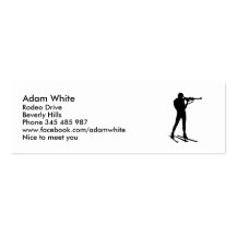 Biathlon Carte De Visite