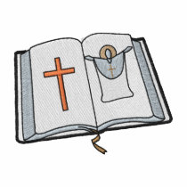 Bible avec des images polos brodés