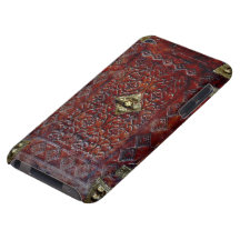 Bibliophile en cuir antique de livre coque iPod touch 