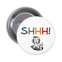 bibliothécaire de sshh pin's avec agrafe