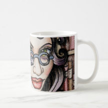 Bibliothécaire de Steampunk Steamface Mug À Café