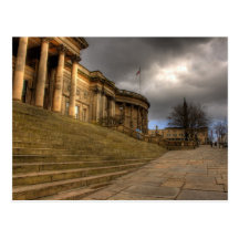 Bibliothèque centrale de Liverpool dans le St de W Cartes Postales
