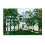 Bibliothèque de Carnegie, Belmar, cru de NJ Carte Postale
