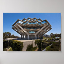 Bibliothèque de Geisel de l'UCSD Poster