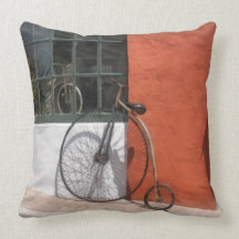 Bicycle devant le magasin de vélo coussin