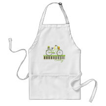 Bicyclette de citron tabliers