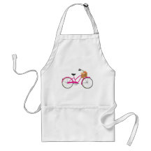 Bicyclette de roses indien avec des oranges tablier