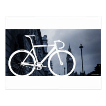Bicyclette de voie de Londres Cartes Postales
