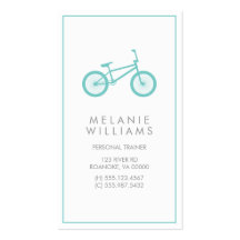 Bicyclette en bon état de mod modèle de carte de visite