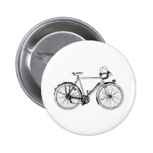 Bicyclette vintage badges avec agrafe
