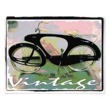 bicyclette vintage invitations