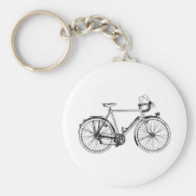 Bicyclette vintage porte-clés