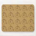 Bicyclettes vintages carrelées tapis de souris
