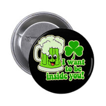Bière drôle de vert de Jour de la Saint Patrick Badges Avec Agrafe