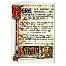 Bière épicée carte de vœux