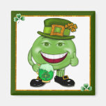 Bière et shamrocks verts 2 aimant pour réfrigérateur