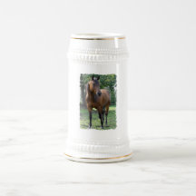 Bière Stein de cheval de pur sang de baie Tasses À Café