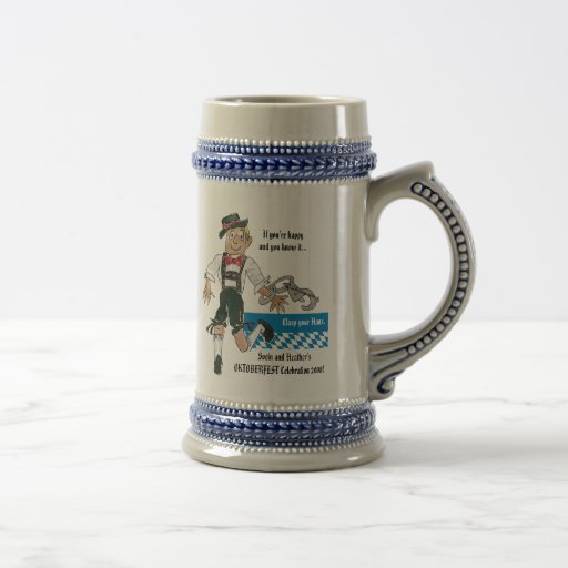 Bière Stein de l'Allemagne de la Bavière d'Oktober Mugs À Café