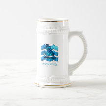Bière Stein de planche à voile Mug