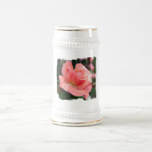 Bière Stein de rose de rose Tasses