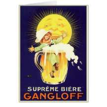 Biere suprême Gangloff Carte De Vœux
