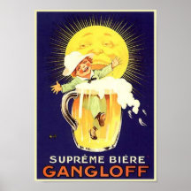 Biere suprême Gangloff Affiches