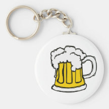 Bière ! Tasse pétillante écumeuse de Brew Porte-clef
