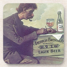 Bière vintage de caboteurs annonçant le Brew d'ABC Sous-bocks