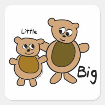 Big Bear peu d'ours Autocollants