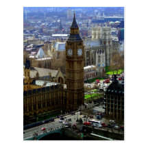 Big Ben, carte postale de Londres