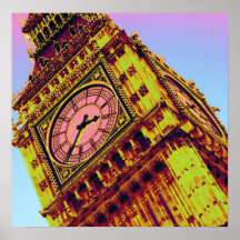 Big Ben en couleurs Poster