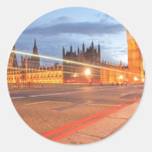 Big Ben Londres par nuit Autocollant