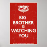 Big Brother Is Watching You Print