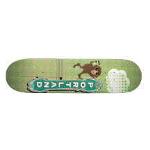 Bigfoot en planche à roulettes de P-ville