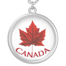 Bijoux de souvenir de drapeau du Canada de collier