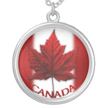 Bijoux de souvenir de drapeau du Canada de collier