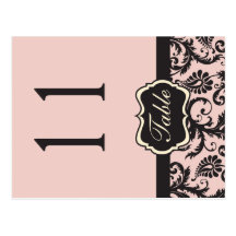 Bilatéral rougissent le nombre rose et gris de Tab Cartes Postales