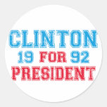 Bill Clinton 1992 Autocollants